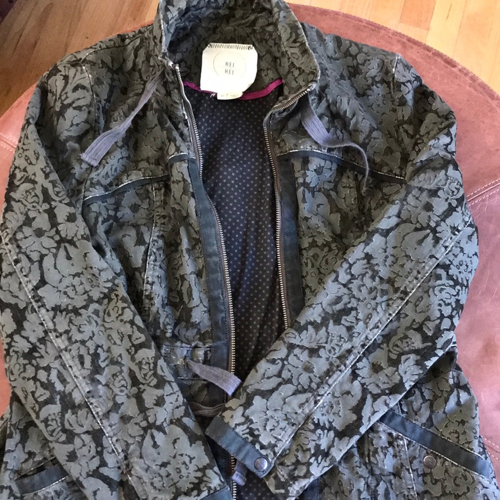 Hei Hei Embossed Velvet Jacket